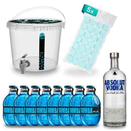Sip Tank – Cocktail Set – Vodka E Nuke Bomba Energy Original/Cherry/Blueberry/Mojito/Grapefruit 13,33 % Vol.