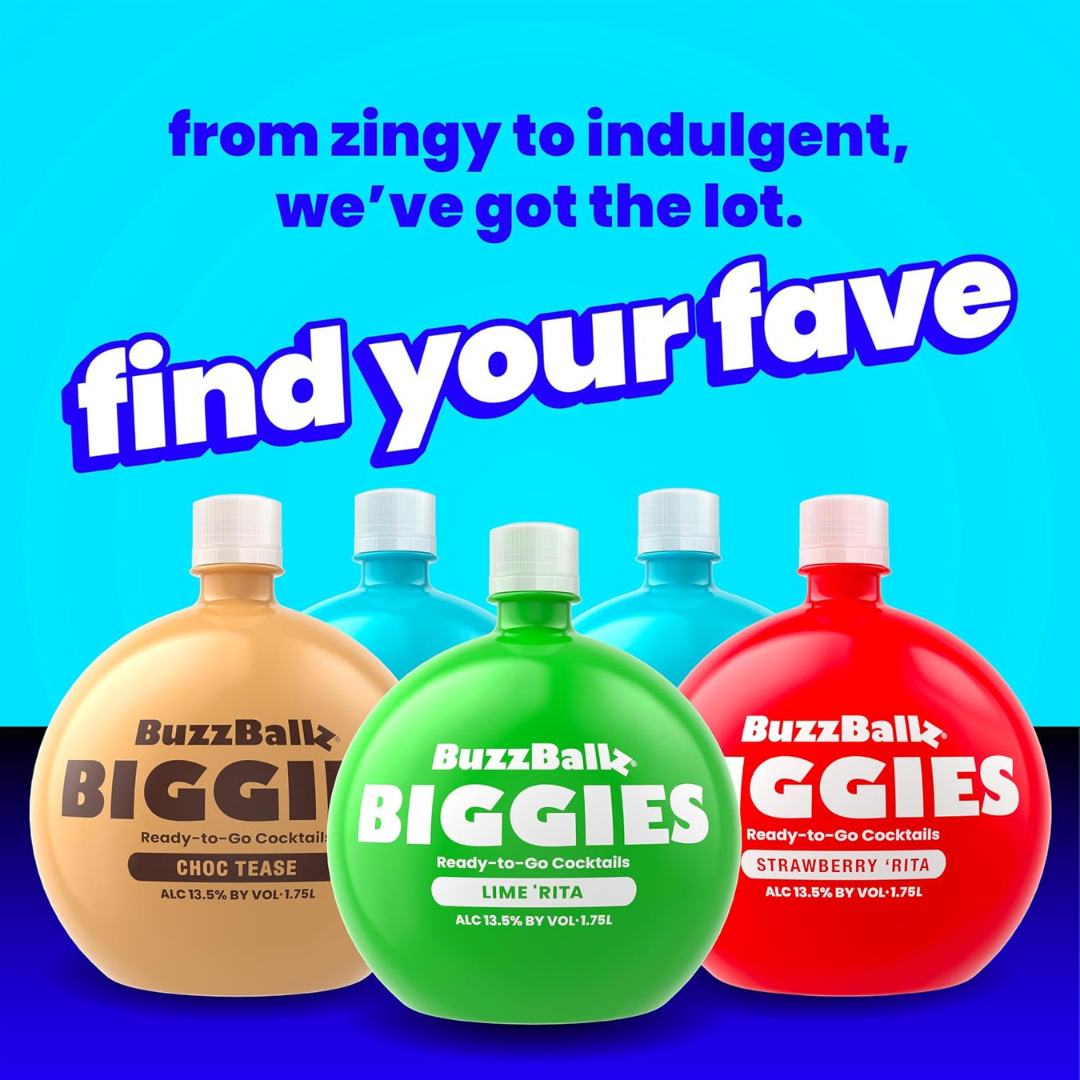 BuzzBallz Biggies Lime ’Rita – XXL Cocktail 1,75 L · 13,5 % vol.