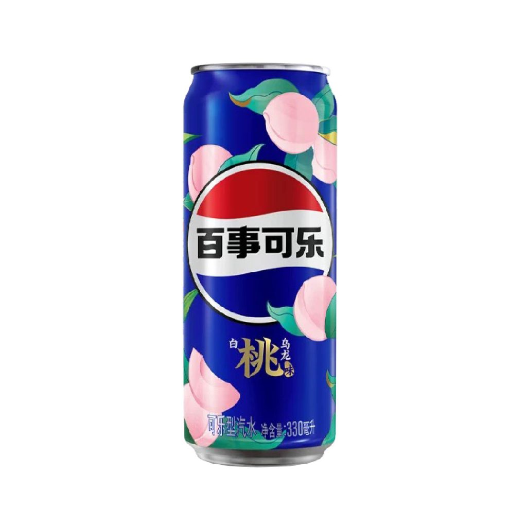 Pepsi White Peach Oolong Flavor (China) 330ml