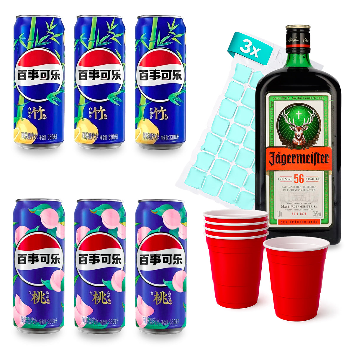 Pass The Bottle - Jäger meets Shanghai - 1L / 6 x 330ml