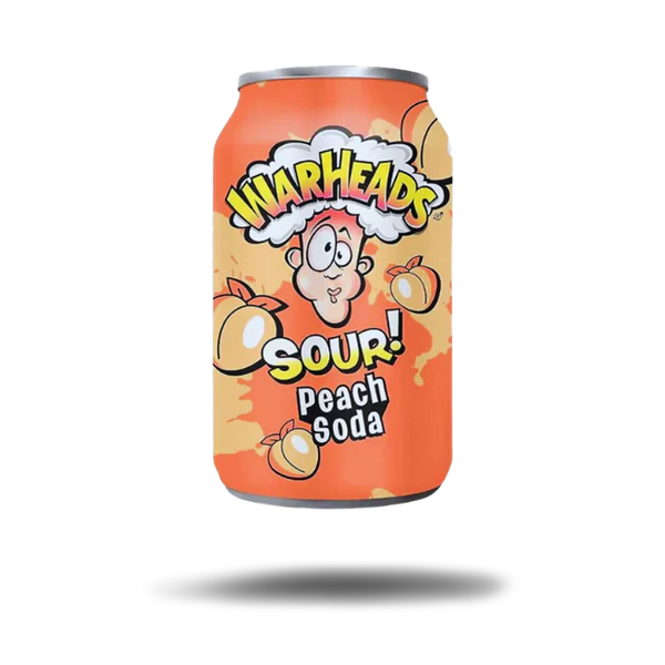 Warheads Sour Peach Soda 330ml