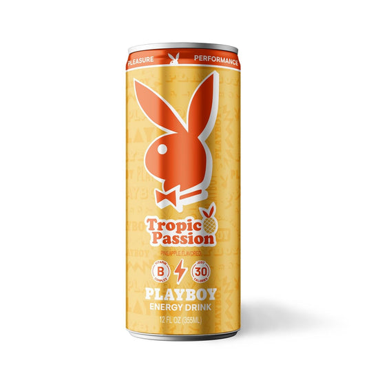 Playboy Energy Drink – Tropic Passion (Ananas) LOW SUGAR/Calories · 330 ml