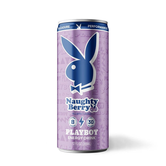 Playboy Energy Drink – Naughty Berry (Wild Berry) LOW SUGAR/Calories - 330ml