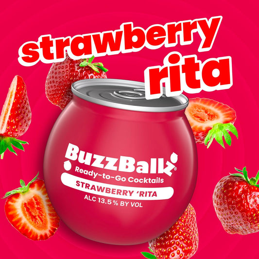 Buzzballz Mixed Drink Strawberry Rita 13,5%Vol. 200ml