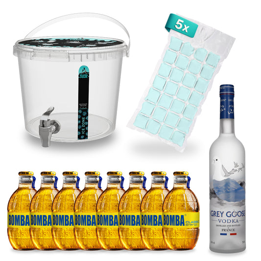 Sip Tank – Cocktail Set – Vodka E Bomba Energy Original/Cherry/Blueberry/Mojito 10,37 % Vol.