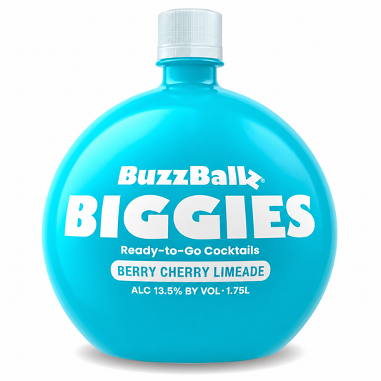 BuzzBallz Biggies Berry Cherry Limeade – XXL Cocktail 1,75 L · 13,5 % vol.