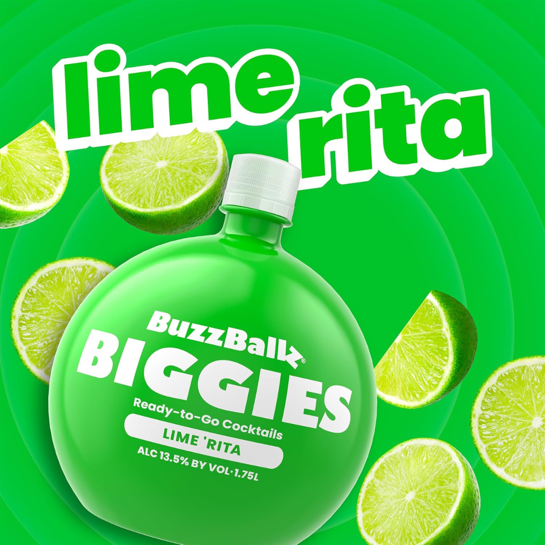 BuzzBallz Biggies Lime ’Rita – XXL Cocktail 1,75 L · 13,5 % vol.