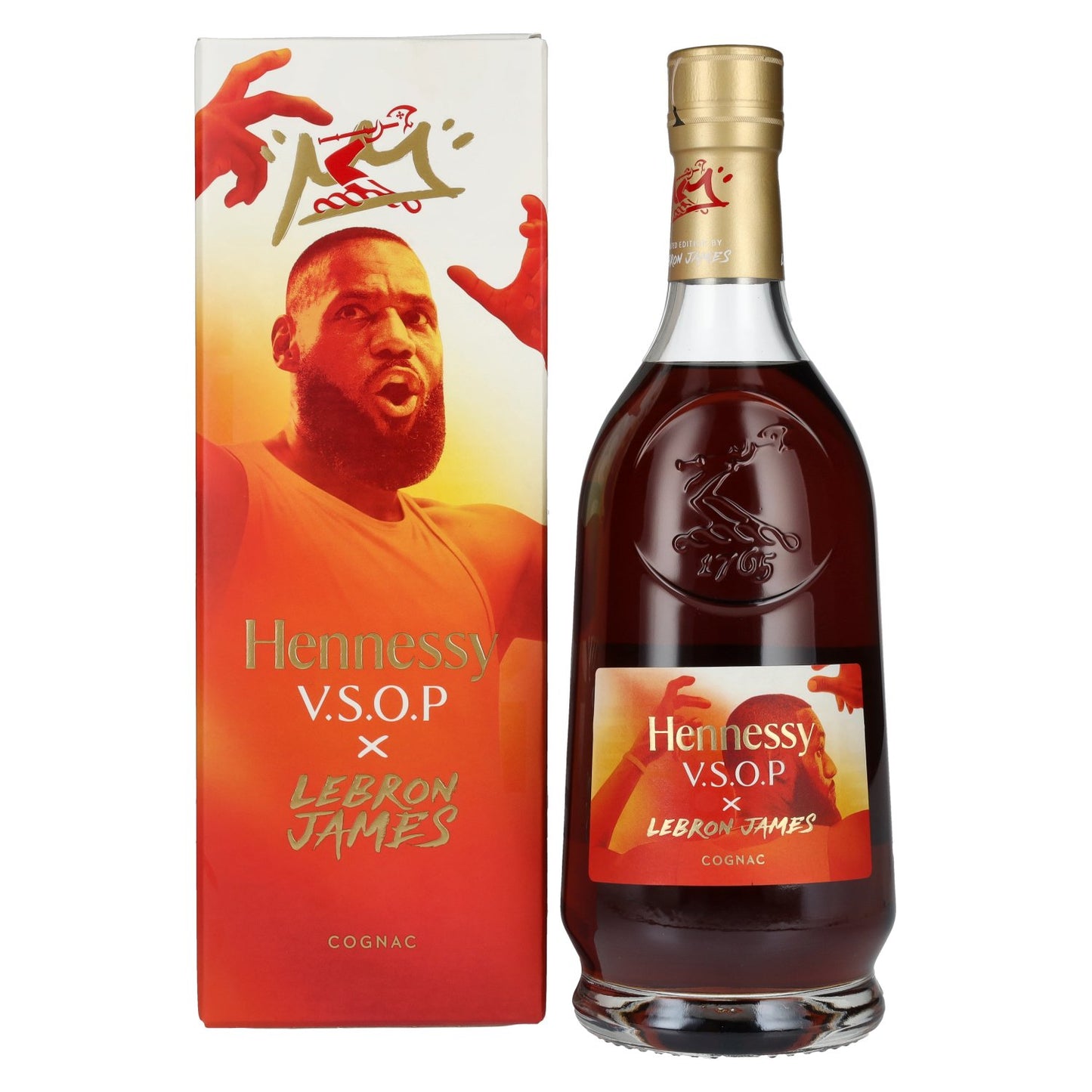 Hennessy V.S.O.P X LEBRON JAMES Cognac Limited Edition 40% Vol. 0,7l inkl. Geschenkbox