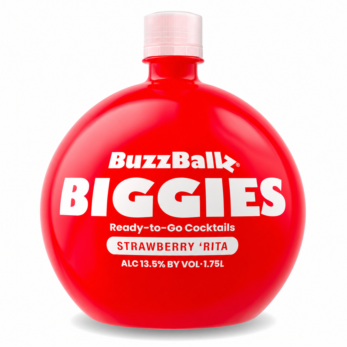 BuzzBallz Biggies Strawberry ’Rita – XXL Cocktail 1,75 L · 13,5 % vol.