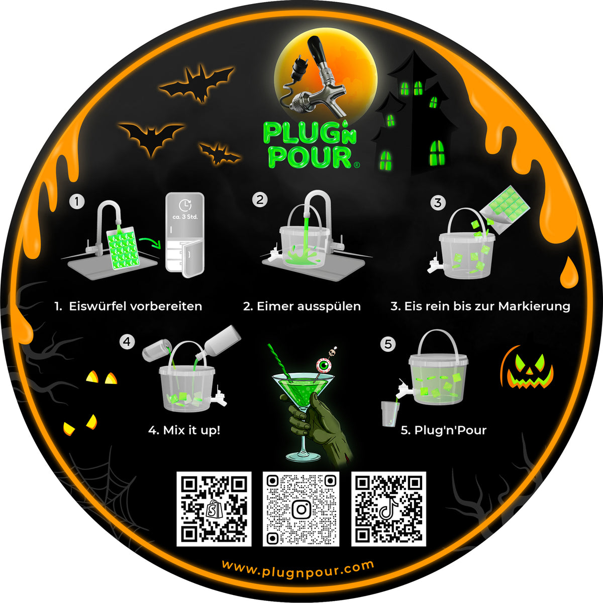 Sip Tank – Cocktail Set – Scream Margarita Punch – ca. 11,1 % Vol.
