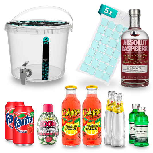 Sip Tank Cocktail-Set – Midnight Strawberry Fizz – ca. 11,5 % Vol.