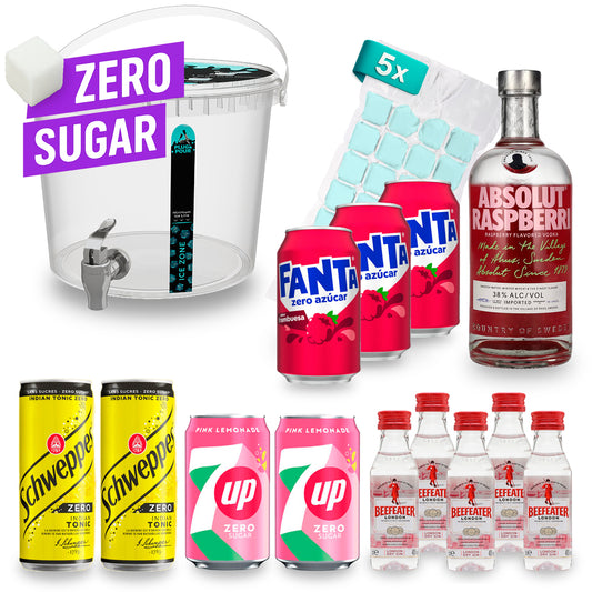 Sip Tank ZERO SUGAR – Cocktail Set – Pink Lemonade 12,5% Vol.